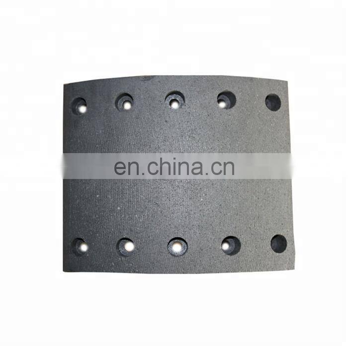 WVA 19032 Asbestos free brake friction material truck brake shoe lining