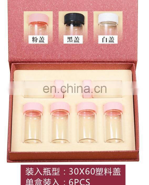 1ml 5ml 10ml 15ml 20ml 30ml 50ml 60ml clear wishing bottle glass vial with wooden cork stopper