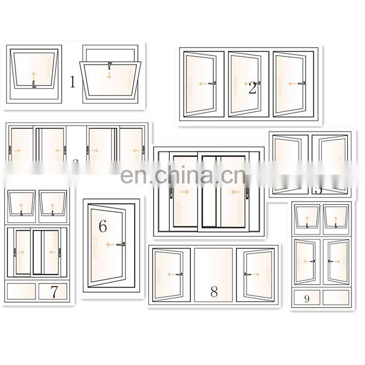 balcony exterior folding clear glass door