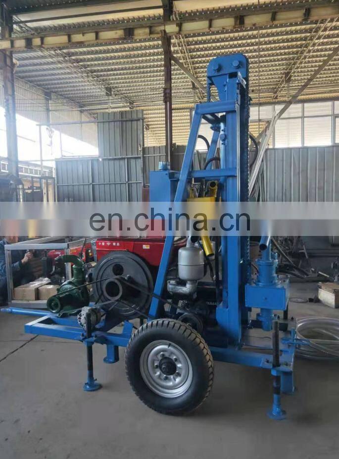Africa hot selling professional quality 100m small portable water well drilling machine with electric starter