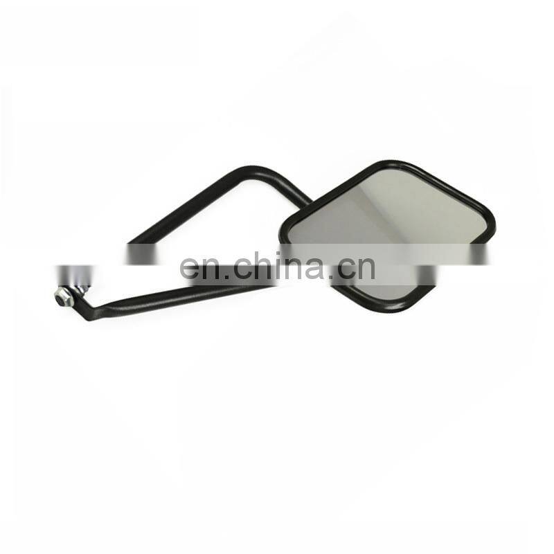 Cartaoo Black Square Compact Glass Quick Mirror for 2007-2017 Jeep Wrangler JK