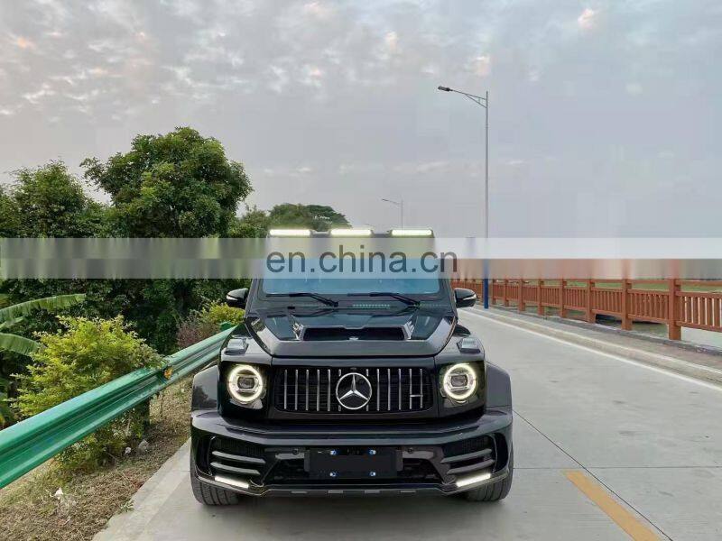Runde Resin Carbon Fiber For Mercedes-Benz G-CLASS W463 W464 G500 G350 G63 Mansory Style Body Kit Front Bumper Rear Bumper Hood