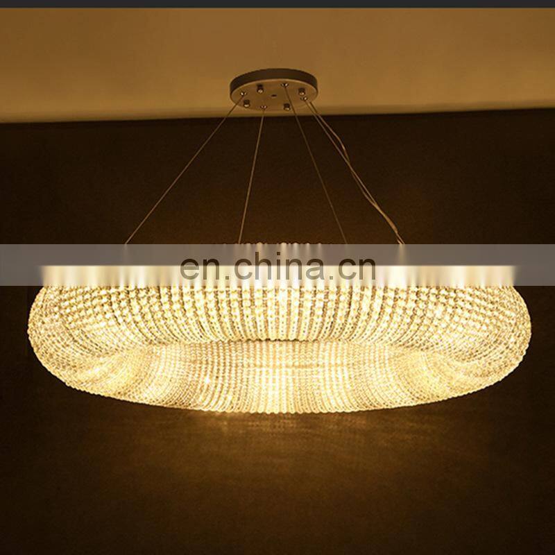 Crystal Restaurant Wedding Deco Crystal Lighting Halo Chandelier Dinner Room Orb Chandelier Hanging Lighting Fixture