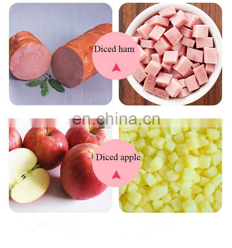 China Manufacturer Diced Vegetable Chopper / Ham Dicing Machine / Vegetable Cutter Dicer