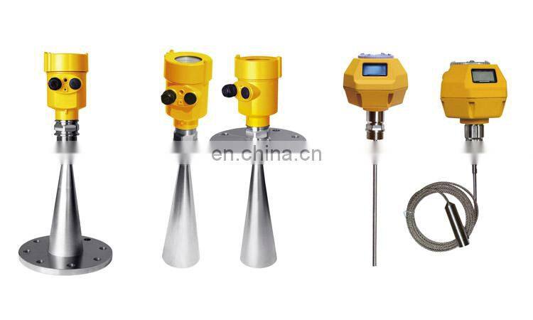 Taijia Hot Selling 26GHz Solid Particle And Block Material yellow color Radar Level Meter ,Rader Level Sensor