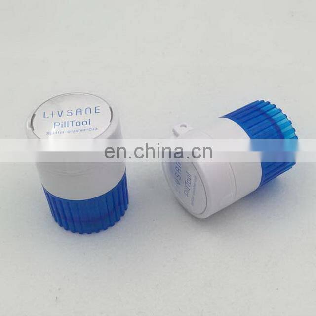 Custom Logo Multifunctional Pill Box Mini Pill Grinder With Cutter