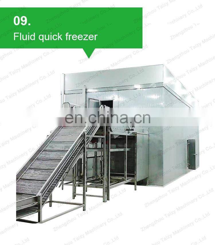 High Quality Vegetable Fruit Processing Line Frozen Vegetable Green Peas Sweet Corn Production Line