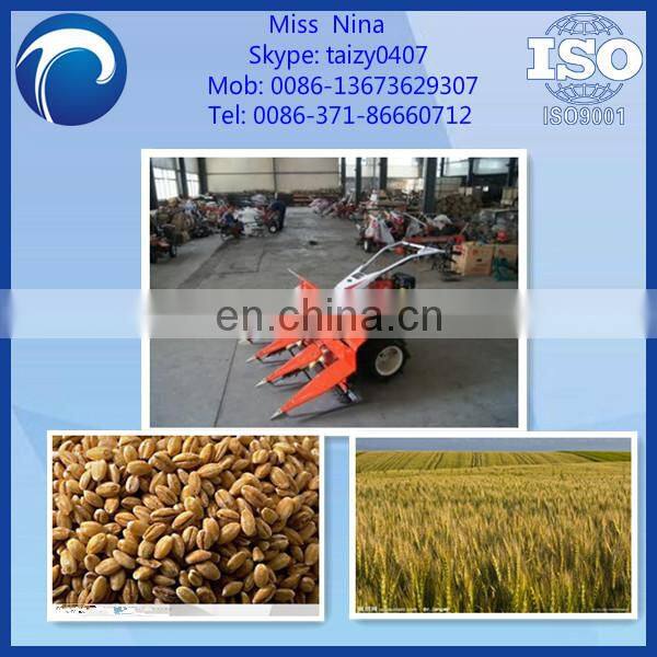 Suitable for various farmland rice harvest machine paddy harvester for sale