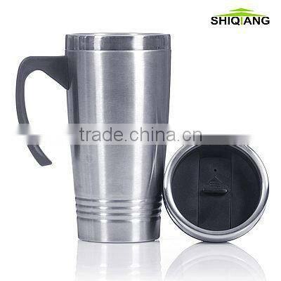 450ml stainless steel mug with plastic handle BL-088