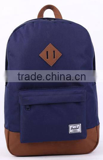 2016 Europ fashion 600D school backpack laptop bag fashion backpack