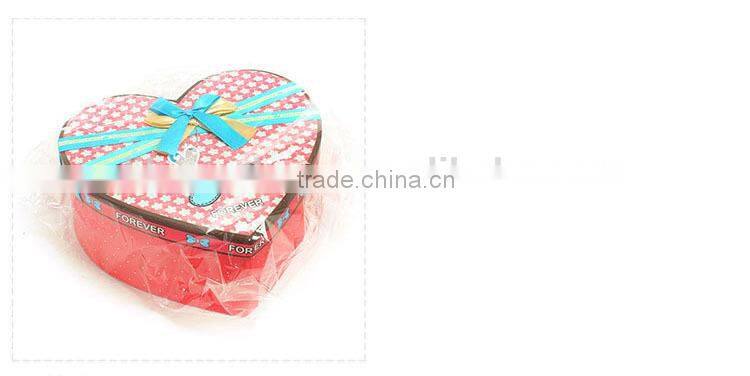 heart shape gift paper box set