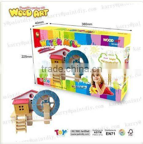 DIY WOODEN Windmill Shed EDUCATIONAL TOYS FOR CHILD