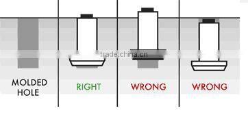 Carbide tire stud on tires