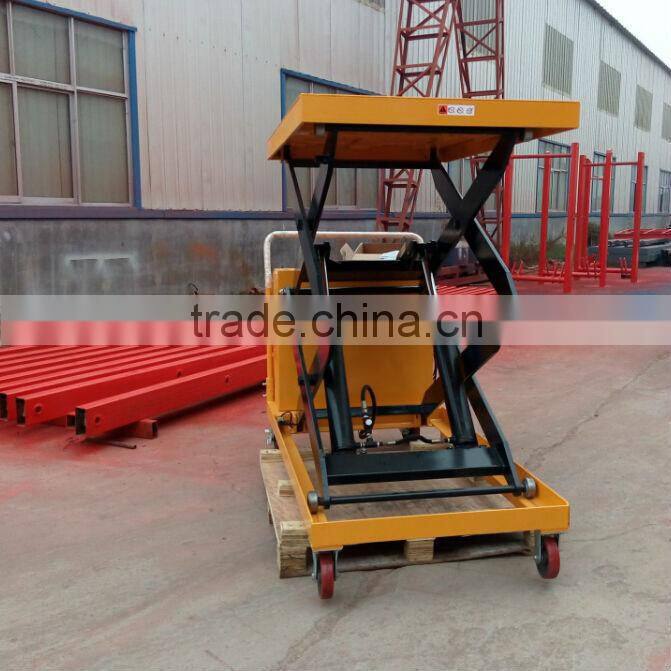 High quality mobile scissor lift platform /mini scissor lift table/manual scissor lift platform SPS150