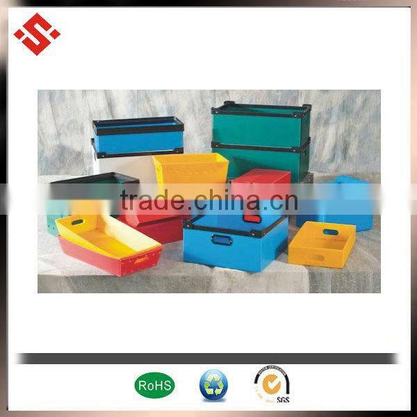 2015 corrugated plastic material black esd tray