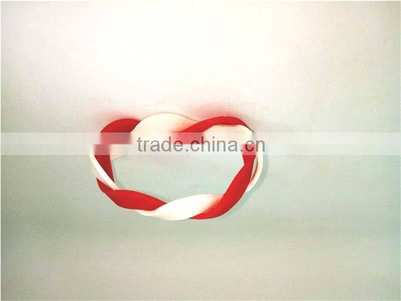 Novetly Eco-friendly Rubber Bracelet Red Cross Silicone Wristband