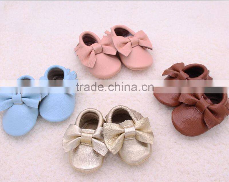 Ins children soft sole toddler Italian leather baby moccasins Tassel toddler shoes kids moccasins