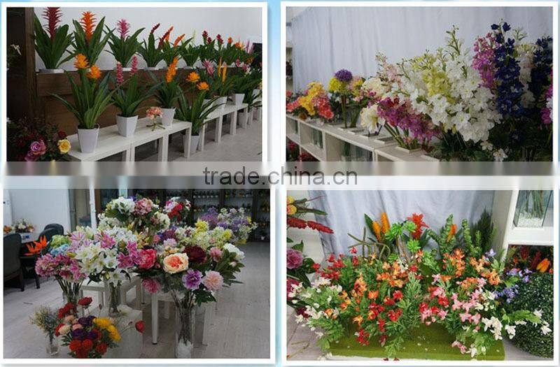 High quality handmade fabric artificial flower bouquet/artificial flower heads/ fresh cut flower