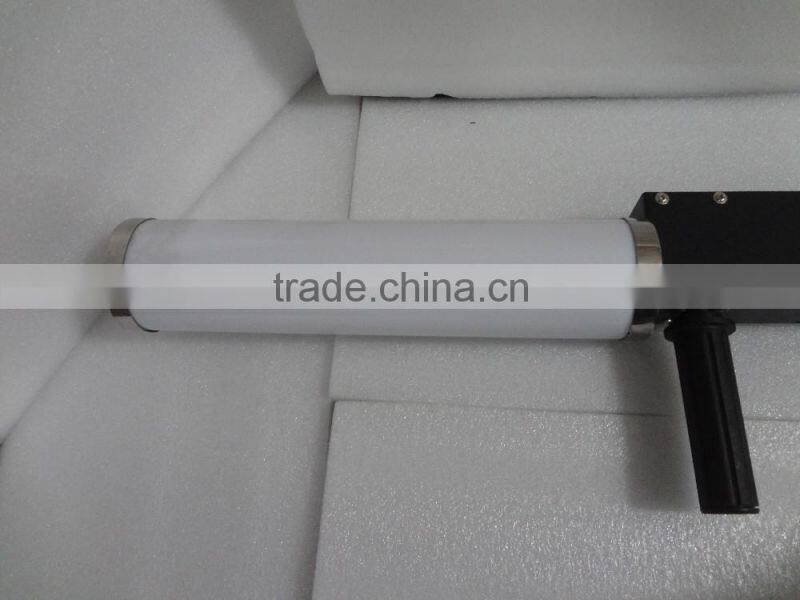 RGB color tube DJ co2 gun rechargeable with 3m high press hose led co2 gun