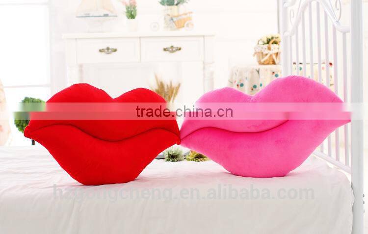 wholesale lip shaped pillow, lip shape cushion, party decoration with red lip
