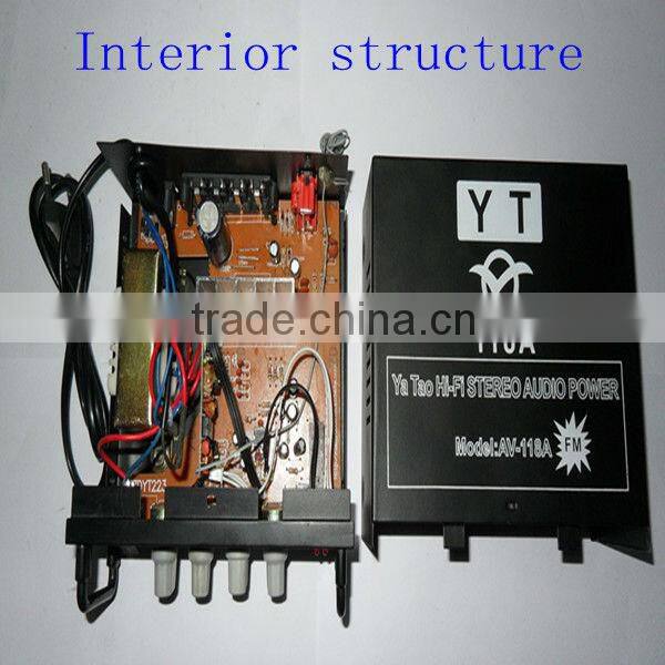 boombox subwoofer amplifier YT-118A with CD/VCD/DVD input