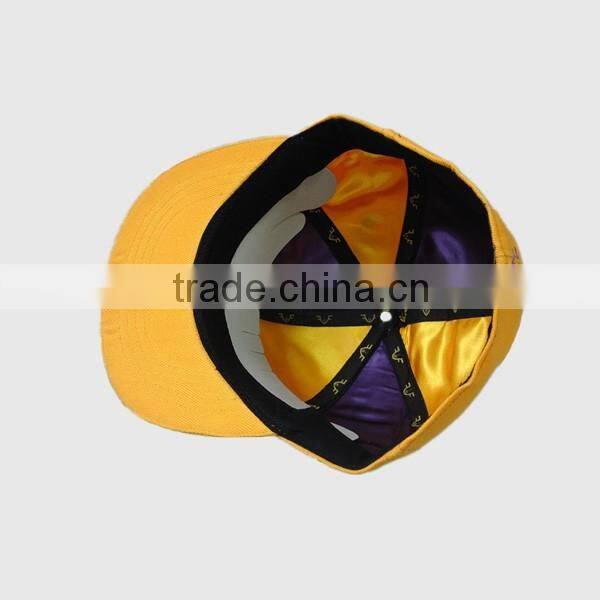 100% cotton custom embroidery cheaper hip hop flex fitted snapback cap