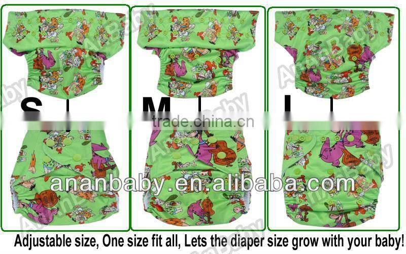 Cuties Cartoon Character All In One Comfortable Best Baby Cloth Diapers