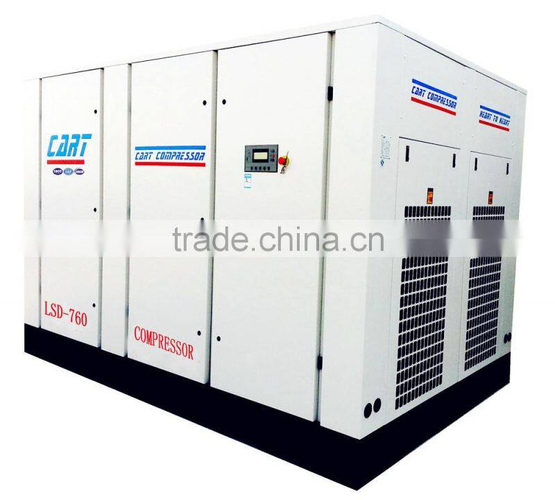 7bar screw air compressor 500KW/680HP (2015 new factory price)