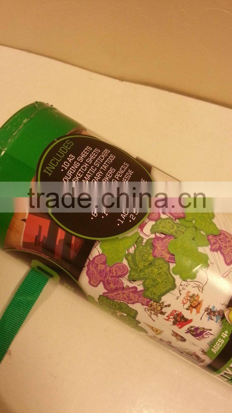 over 100pcs Tmnt Activity Tube Set