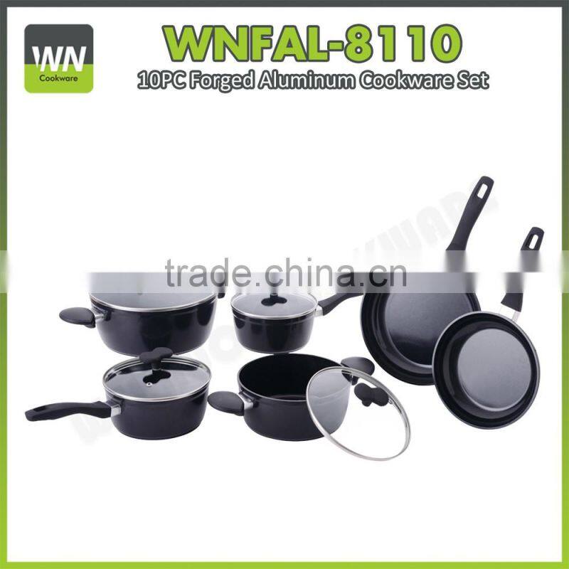 7PCS Ceramic pan set fry pan forged frying pan as seen on tv