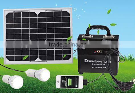 2015 10Watts backpack solar energy systems , solar energy home lighting systems