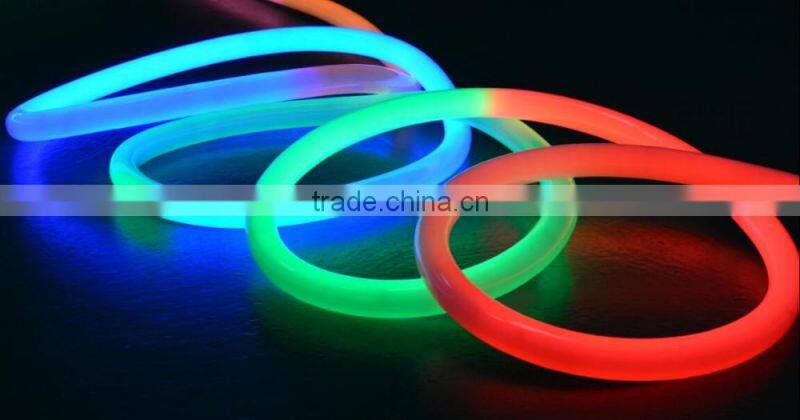 PVC plastic housing color changing rgb led neon flexible tube