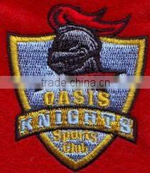 Fashion shield jeans 100% embroidery patches of clothing accessories