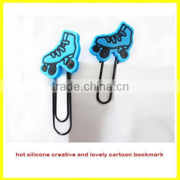 hot new product silicone creative and lovely cartoon bookmarks