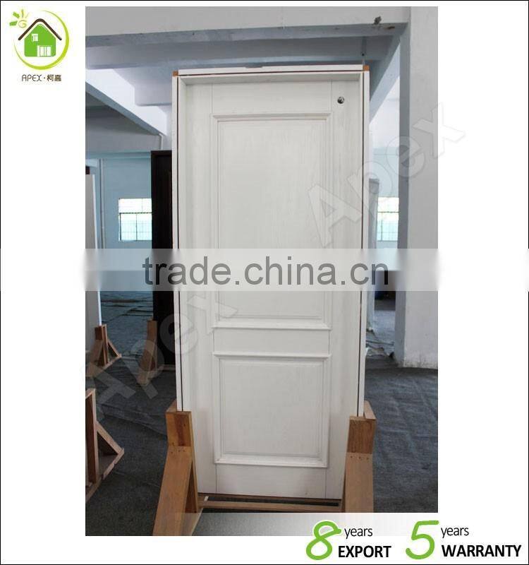 Hot Sale Hotel Fire proof Room Door painted composite wood with rock wool filling different designs available