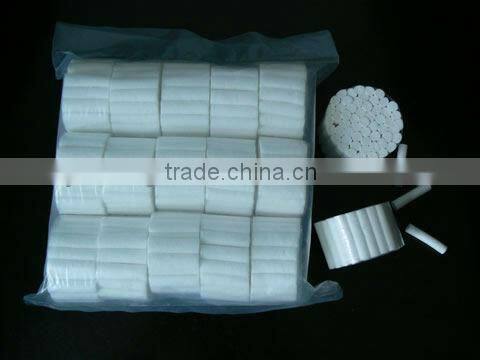 medical absorbent 100% cotton dental roll