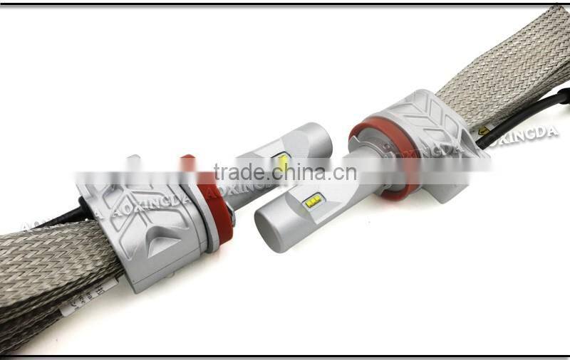 AOXINGDA 2016 newest LED headlight G5S H8 H11 4000LM LED headlight with PHI ZES chip