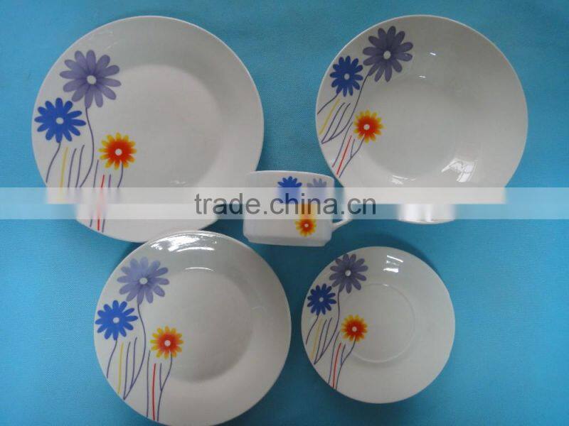 2015hot sale exquisite durable dinner set,72pcs fine bone china dinner set