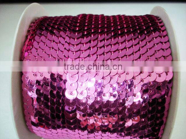 silver base color glass sequins trim 11# 16C-18C