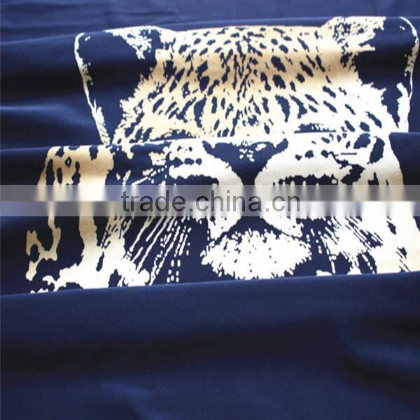 Tricot Microfiber High Stretch Printed Spandex Swimwear Fabric