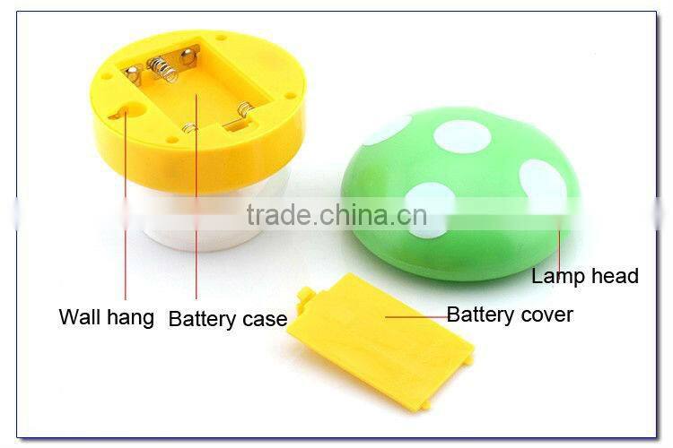 LED Mushroom light night lights Press Down Touch Lamp Night Light 5 color for you to choose