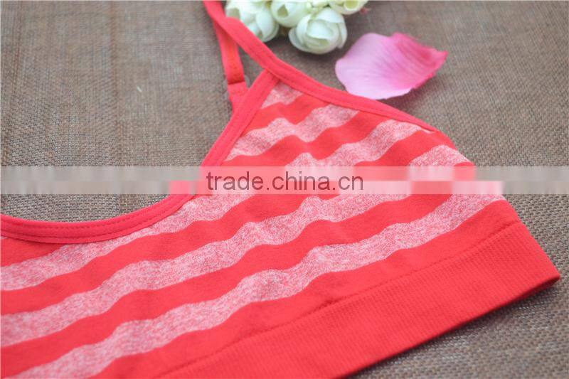 Wholesale little girl seamless panty and bra underwear set for young girls