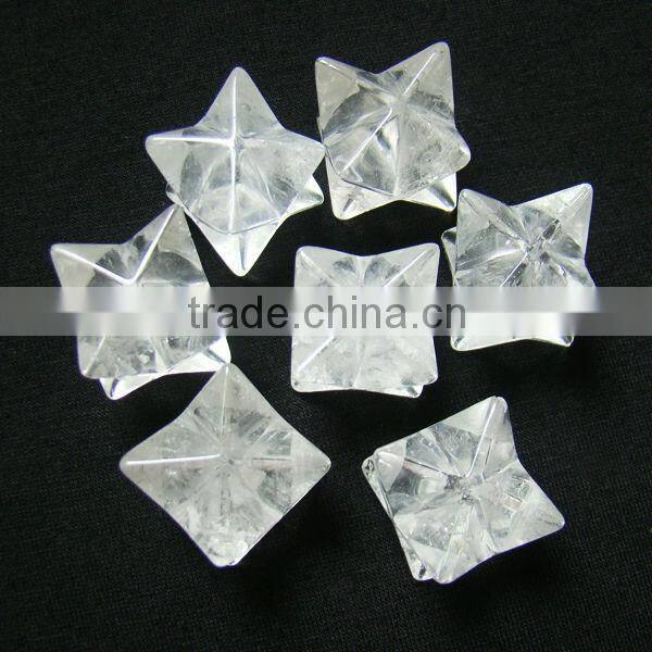 Natural Crystal Quartz Merkaba Star For Wholesale