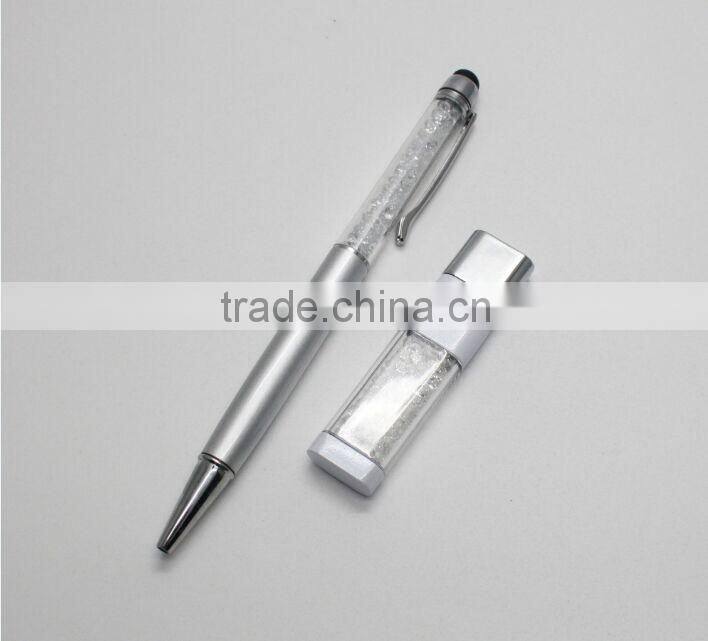 Hot sell cumstom USB set, gift sets with USB flash driver and pen