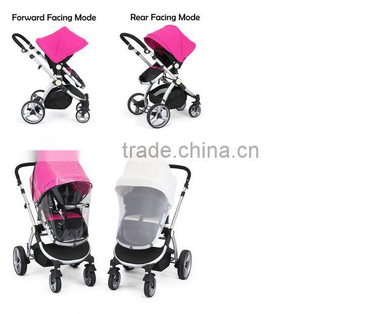 The New Luxury 3 in 1 Baby Stroller EN1888