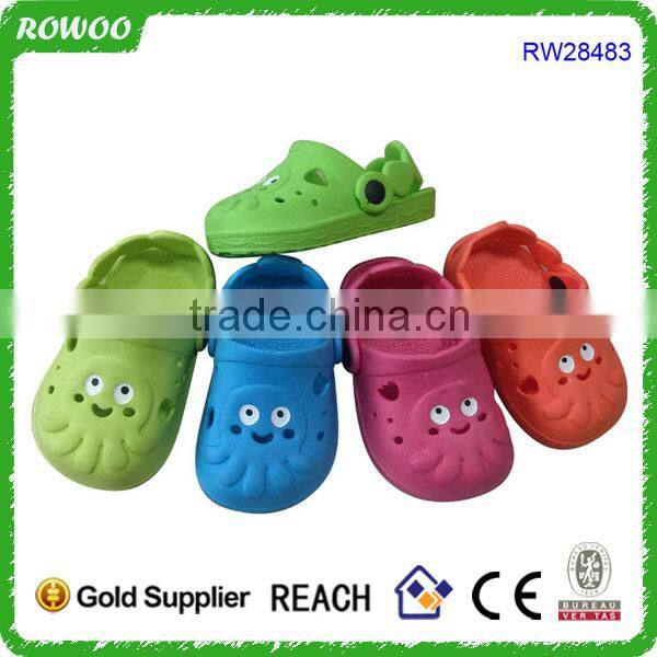 Cute nude girls garden shoes comfortable customized cartoon syle kids clogs