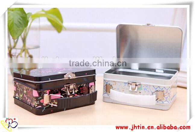 Tin Boxes with Handle for packing dongguan alibaba