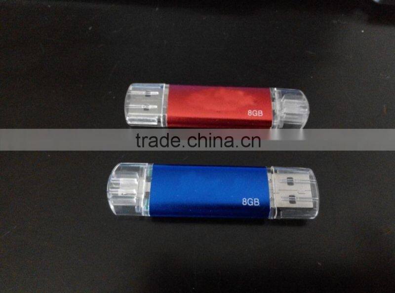 2016 new High speed cheap micro OTG 2.0/3.0 usb 3.0 flash drive for smartphone/tablet pc