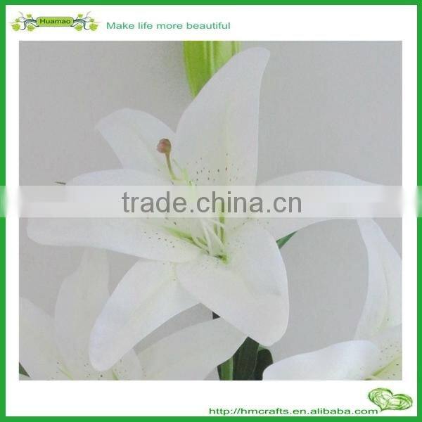 import china white real touch artificial flower wholesale