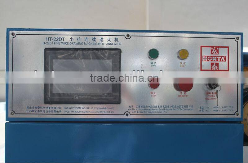 Fine Wire Drawing Machine with Online Annealer high speed electric cable making equipment